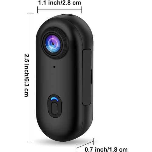 Mini Cámara Deportiva 1080p a 4k Magnética Portátil